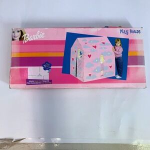 Barbie Glow In The Dark Play‎ Vintage Y2K House Tent OB 40"x30"x44"